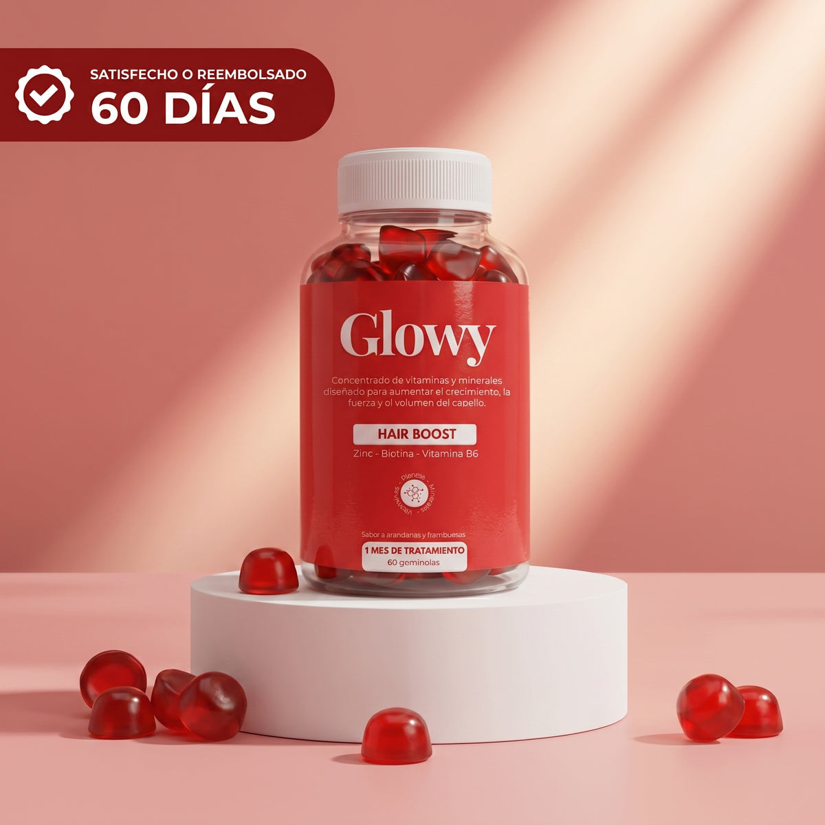 HAIR BOOST — Crece rápido. Brilla fuerte.